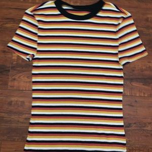 White, Red, Yellow, Black Top